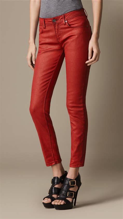 burberry red jeans|burberry jeans for men.